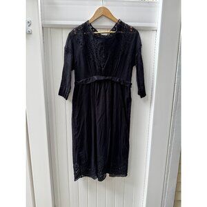 Isabel Marant - Cotton - Eyelet Lace Knee-Length Dress - Black